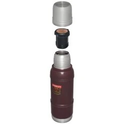 Stanley PMIMilestones Thermosfles 1 Liter Garnet Gloss -Buiten Kamperen Winkel 145685 600 03